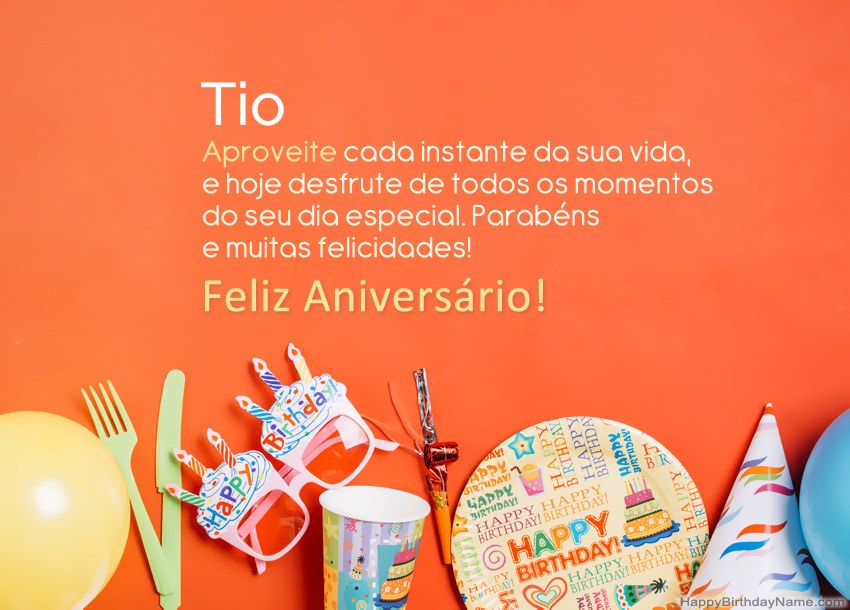 Feliz aniversario de Tio