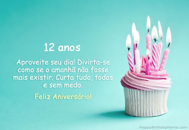 Baixar foto para Feliz Aniversário Menino de 12 anos