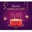 Saudações engraçadas para fotos de feliz aniversário Bruno