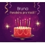 Saudações engraçadas para fotos de feliz aniversário Bruna