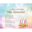 Feliz Aniversario Arthur Henrique no verso