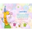 Parabéns infantis por feliz aniversário de Leandro