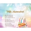 Feliz aniversario no verso